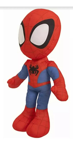 Spiderman Con Sonido, Dice Frases De Superheroes, 30 Cm. Azul Acero