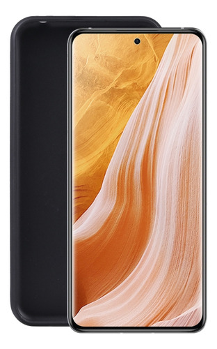 Funda De Tpu Negra Pudding Para Zte Axon 40 Pro