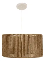 Comprar Lampara Colgante Yute Natural 50 Diámetro - 1 Luz Estructura Yute Marrón