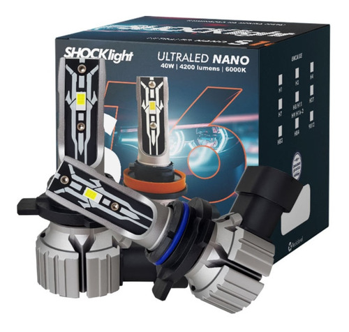 Ultraled S16 Nano 9012 Hir2 6000k 12v 40w 4200lm Shocklight