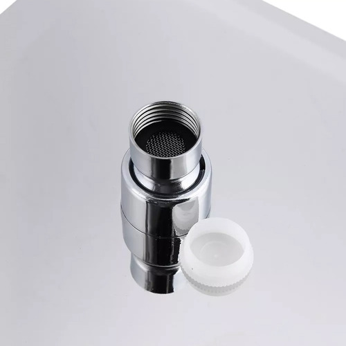 Regadera Cuadrada De Acero Inoxidable De 20 Cm Con Tubo De 5