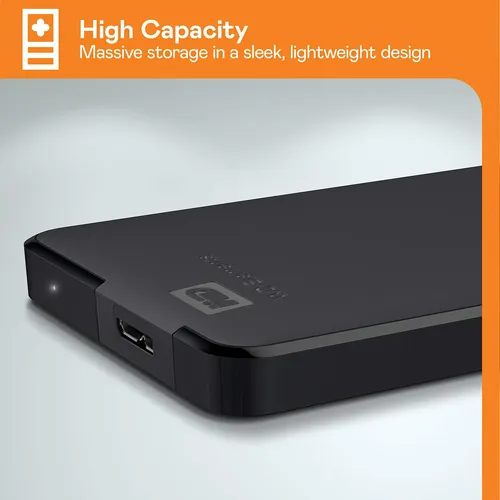 Disco Rígido Externo Wd Elements 4tb Usb 3.0 Para Pc E Mac