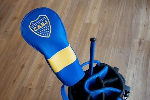Imagen 3 de 3 de Kaddygolf Funda Golf Driver Boca Juniors Producto Oficial