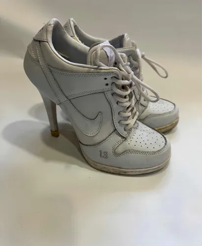 Deportivas nike top con tacon