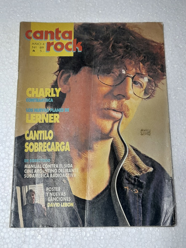 Revista Canta Rock 89 - Charly Garcia (con Poster) (Usado)