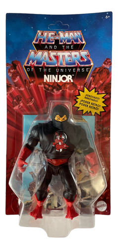 Ninjor Motu Origins Carton Latino Unpunch Poder Retro Ninja (Usado)