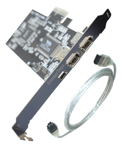 Zfwc03 Agregue 2 Puertos Firewire Por Pci E 1x Computoys