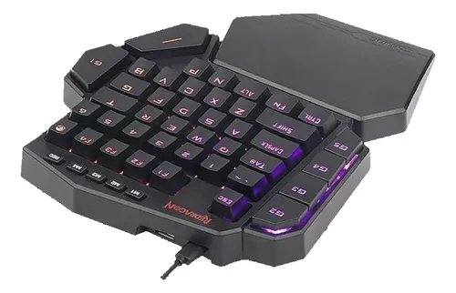 Teclado De Una Mano Redragon Diti K585 Rgb Switch Brown