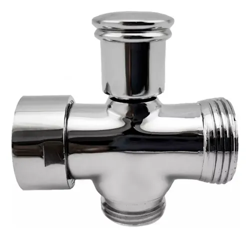 comprar Válvula Derivador De Ducha Bronce Cromado 3\u002F4 - 1\u002F2 - 3\u002F4