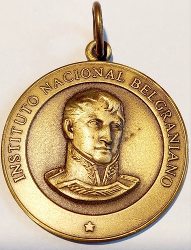 Medalla Instituto Nacional Belgraniano Belgrano 1944 2014