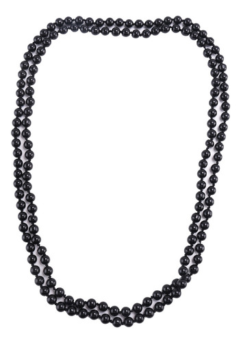 Collar De Cadena De Suéter Largo Con Perlas De Imitación A L