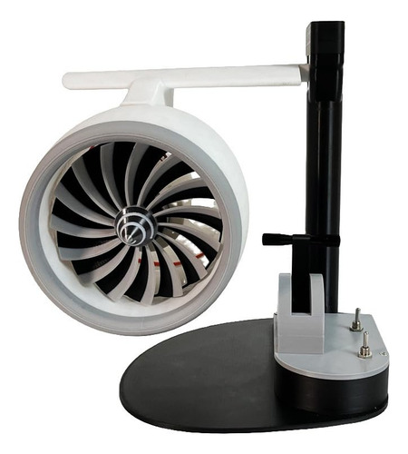 Luz De Ventilador De Escritorio Turbo Creativa Con ,