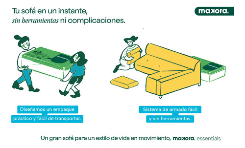 Sofá Cama Gabanna Makora Essentials De Lino