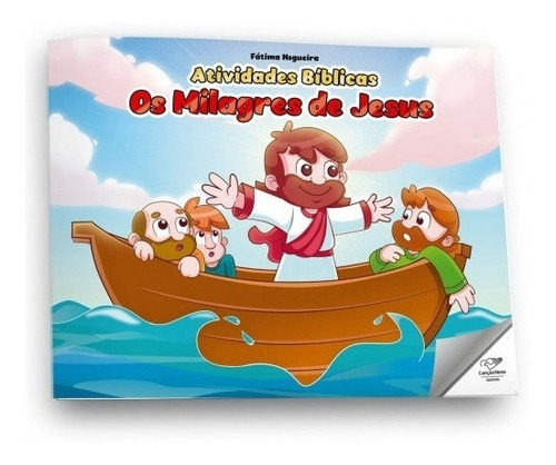 Livro Infantil Atividades Biblicas - Os Milagres De Jesus