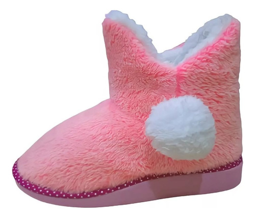 Pantuflas Botita Con Corderito Interior Alta Calidad Invirno