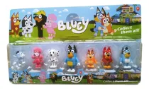 Comprar Muñecos Perritos Bluey Y Amiguitos. Set X 7 Muñecos.