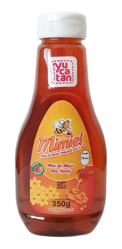 Miel De Abeja De Yucatán Mimiel 350gr Esquiz Caja 18pz