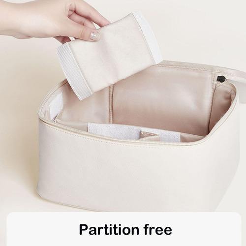 Bolsa De Maquiagem De Viagem Extra Grande Com Divisórias