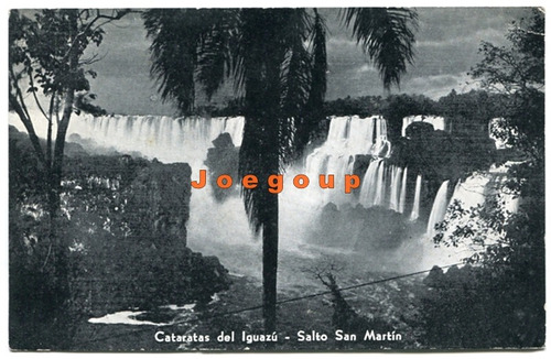 Postal Salto San Martin Cataratas Iguazu Misiones Publicidad
