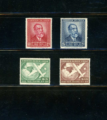 Sellos De Chile. Serie Unión Postal Universal. 1874-1949.
