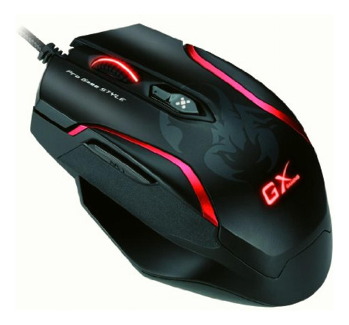 Genius Gx-gaming Deathtaker - Mouse Para Videojuegos, Negro