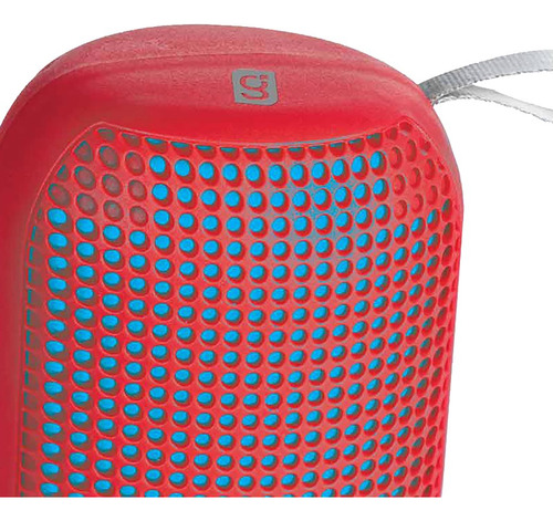 Bocina Portátil Green Leaf Glb-2001 Rojo