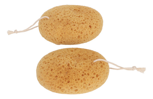 2pcs Body Scrubber Bath Exfoliating Sponge Smooth Smooth
