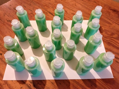 Envase Y Alc. En Gel Para Souvenir De 60 Cc Tapa Flip (x10)