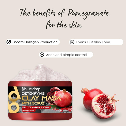 Fuerra De Pomegranate Para Rosto E Corpo | 16 Ml E Casca |