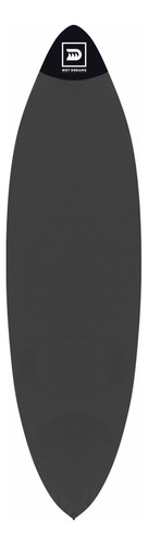 Capa Toalha para Prancha de Surf Shortboard 5'10'' a 6'2'' Wet Dreams Cor Grafite