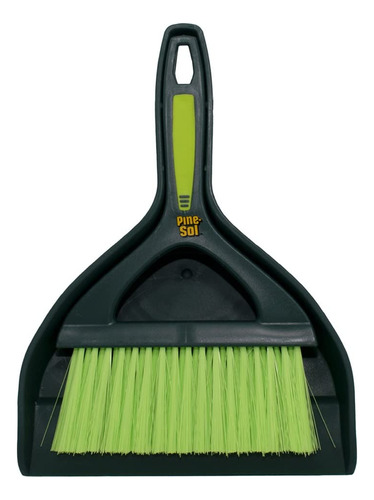 Juego De Mini Recogedor Y Cepillo Portátil Verde