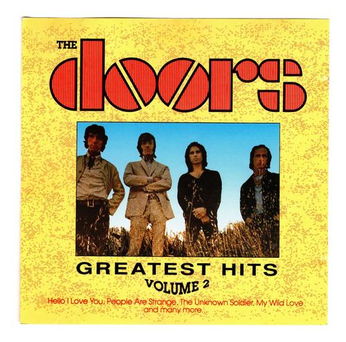Fo The Doors Cd Greatest Hits Volume 2 Europa Ricewithduck