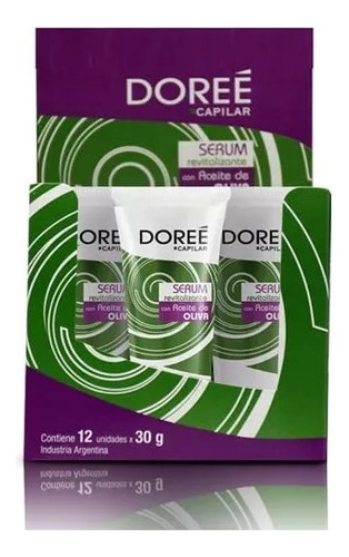 Serum Doree Con Aceite De Oliva 30g Kit X 12 Unidades