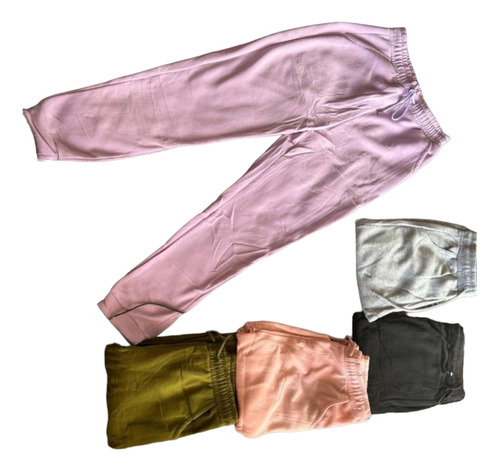Pack 4 Pantalones De Buzo Con Polar Colores Surtidos .