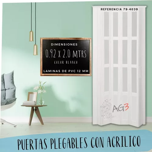 AD Yesos - PUERTAS PLEGABLES EN PVC ! Disponible en varios colores y medidas  *Sucursales: - Avelino Martinez 6544 c/Leopardi (A lado de Farmacenter) -  Tel: 968 410 Kelly Amarilla = 0994