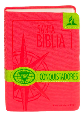 Biblia Reina Valera 1995 Conquistadores Rosa Y Verde