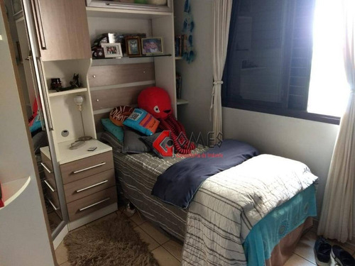 Apartamento Com 2 Dormitórios À Venda, 70 M² Por R$ 370.000,00 - Vila Euclides - São Bernardo Do Campo/sp - Ap2739