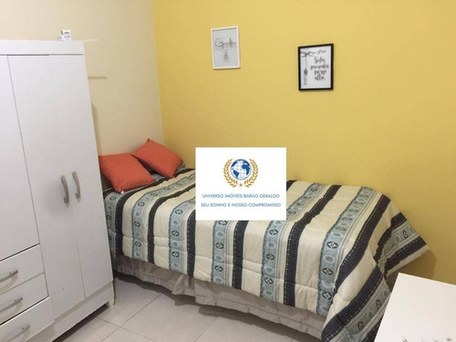 Imagem 6 de 8 de Kitnet Com 1 Dormitório Para Alugar, 30 M² Por R$ 950,00/mês - Cidade Universitária - Campinas/sp - Kn0162