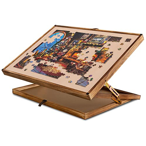 Lavievert 2 In 1 Reversible Jigsaw Puzzle Board, Angle & Hei
