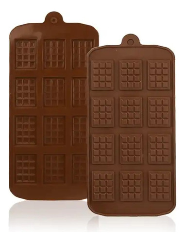 Molde De Silicona Para Mini Tabletas De Chocolate Wishop