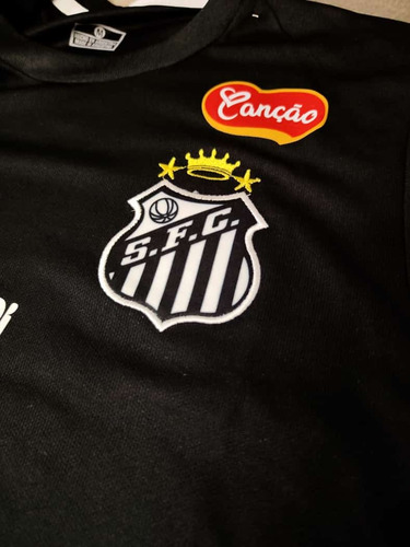 Camiseta Neymar Santos Jr Negra Homenaje 2025