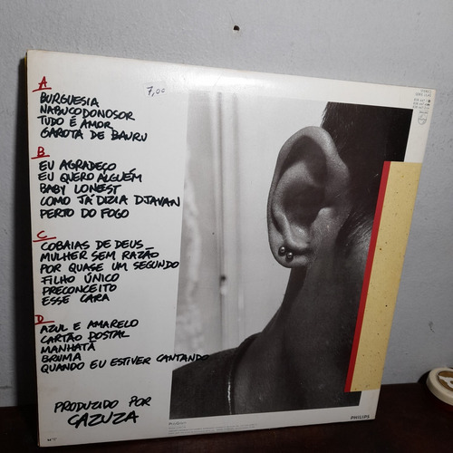 Imagem 2 de 10 de Vinil Lp Cazuza Burguesia Album Duplo Bom Estado.