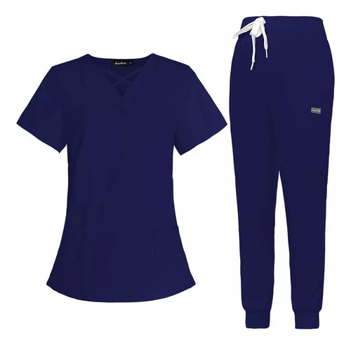 Uniforme Médico De Enfermería Jogger Thread, Color Liso, 2 U