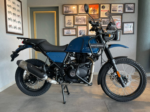 Imagen 4 de 25 de Royal Enfield Himalayan Bs6 Glacier Blue (nuevo Color)