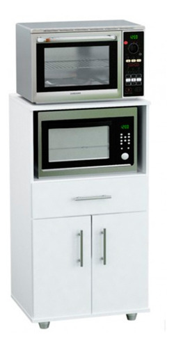 Rack Para Microondas Y Grill Centro Estant G11 Blanco