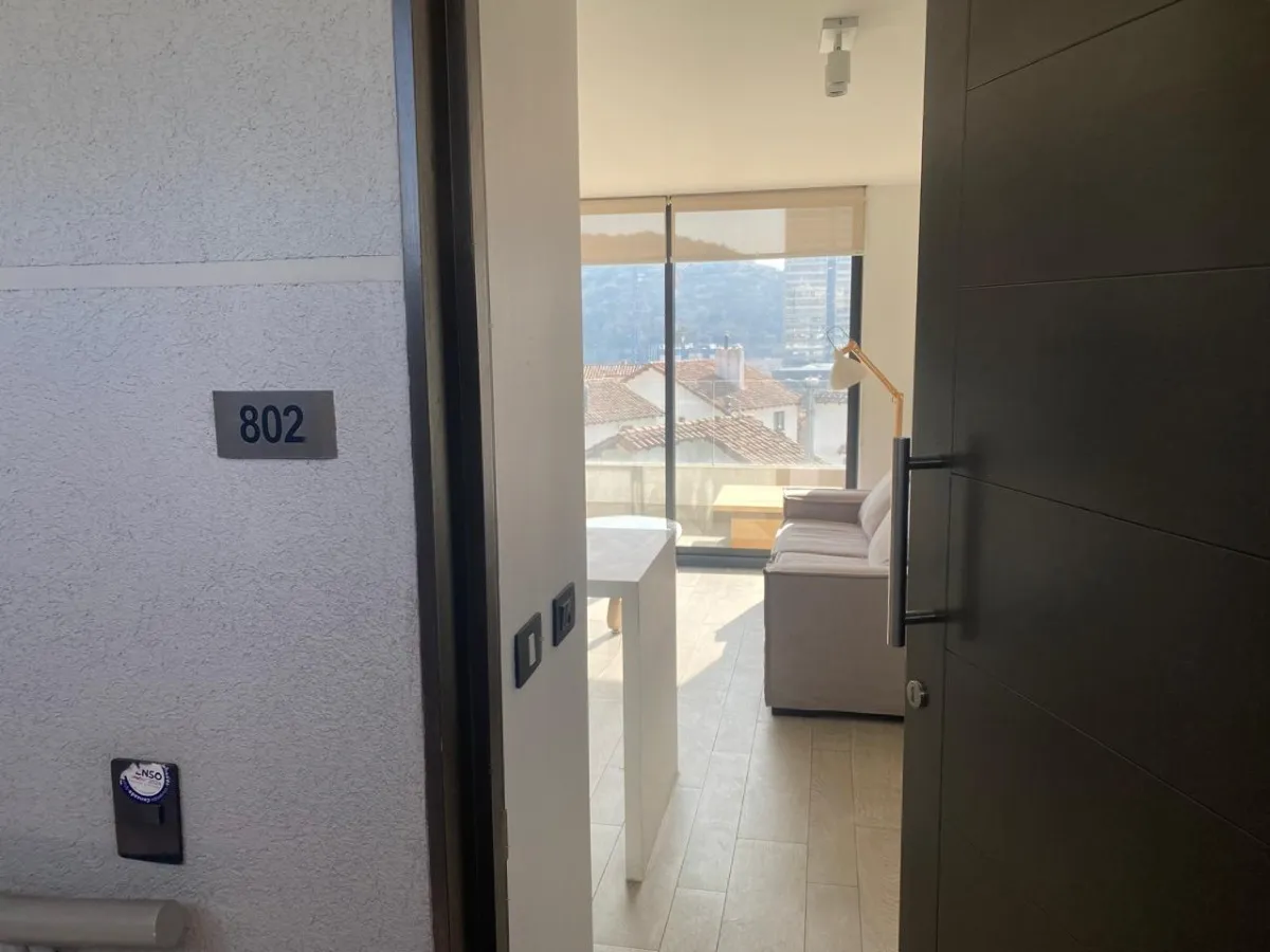 Imagen 2 de 30 de Arriendo Dpto Amoblado 1d 1b Est-bod / Cantagallo Las Condes