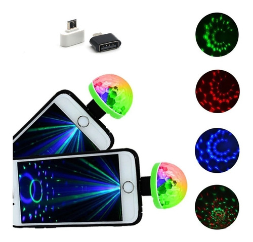 Luces Led Para Celular Efecto Disco Boliche Colores Luz Rgb