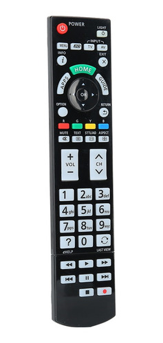 Control Remoto Lcd De Repuesto Para Controlador De Tv, Negro