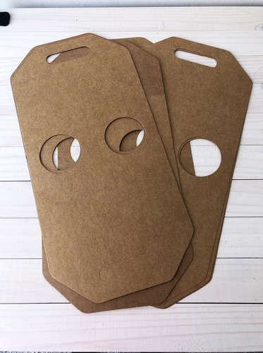 50 Hojas Porta Vaso Doble Autoarmable