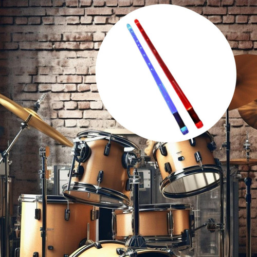 2 Baquetas Luminosas, Accesorios De Percusión, Baquetas
